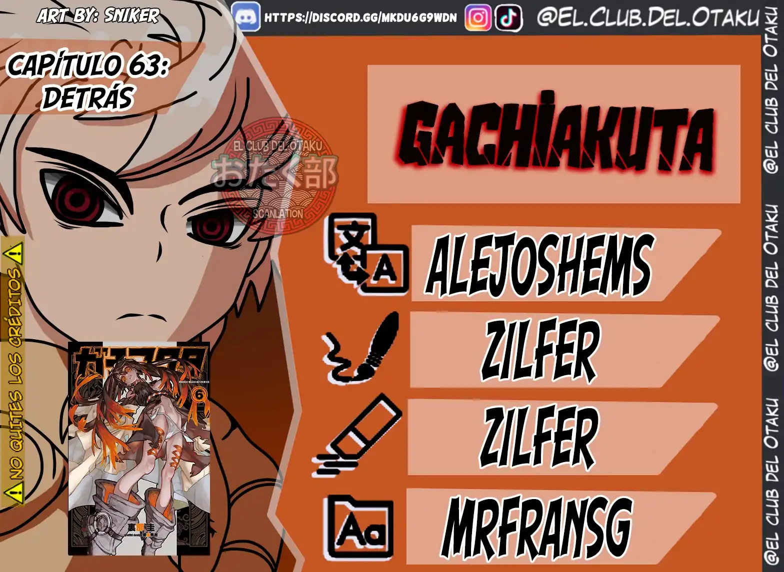 Página 1 — Capítulo 63 de Gachiakuta
