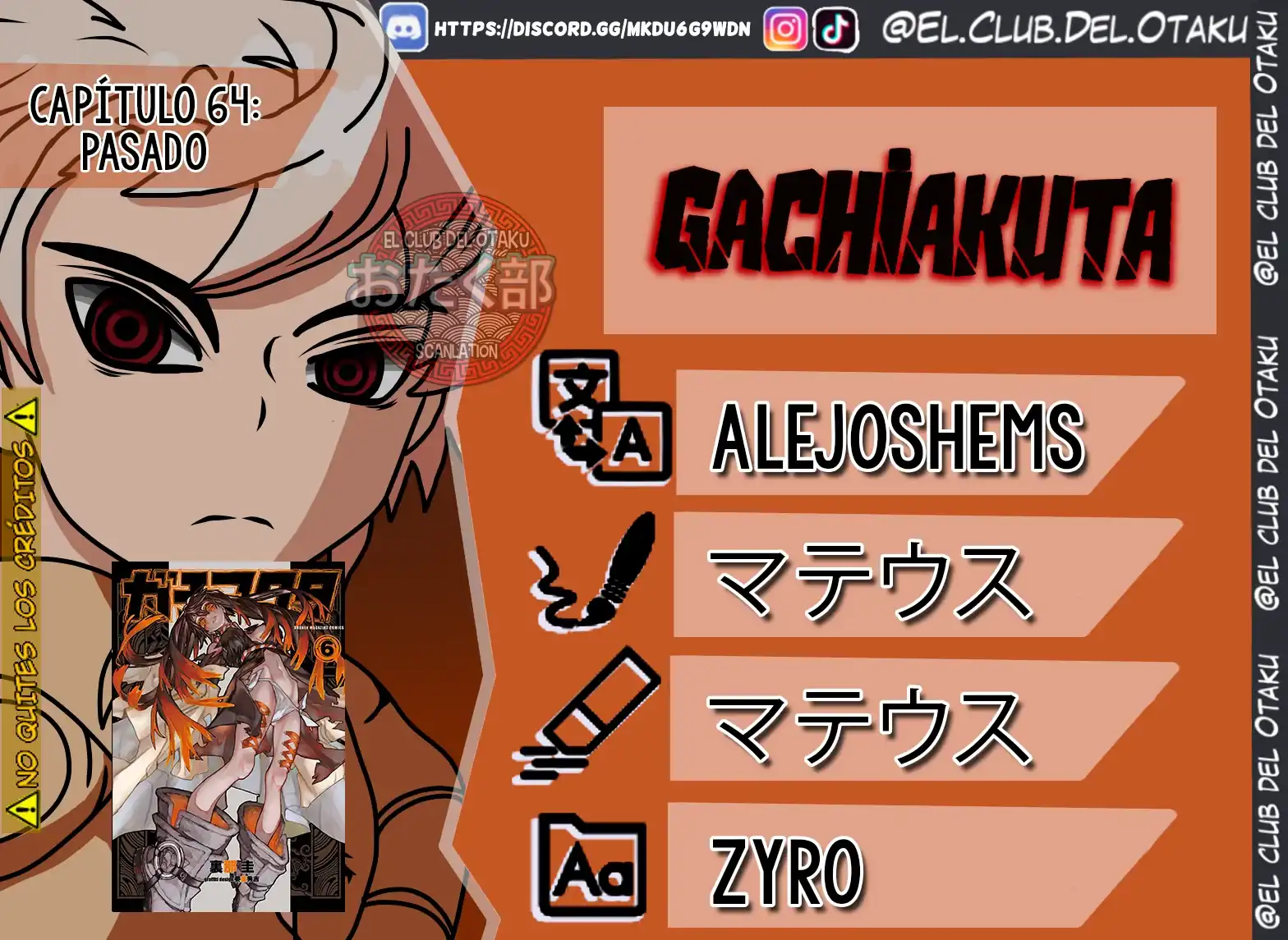 Página 1 — Capítulo 64 de Gachiakuta