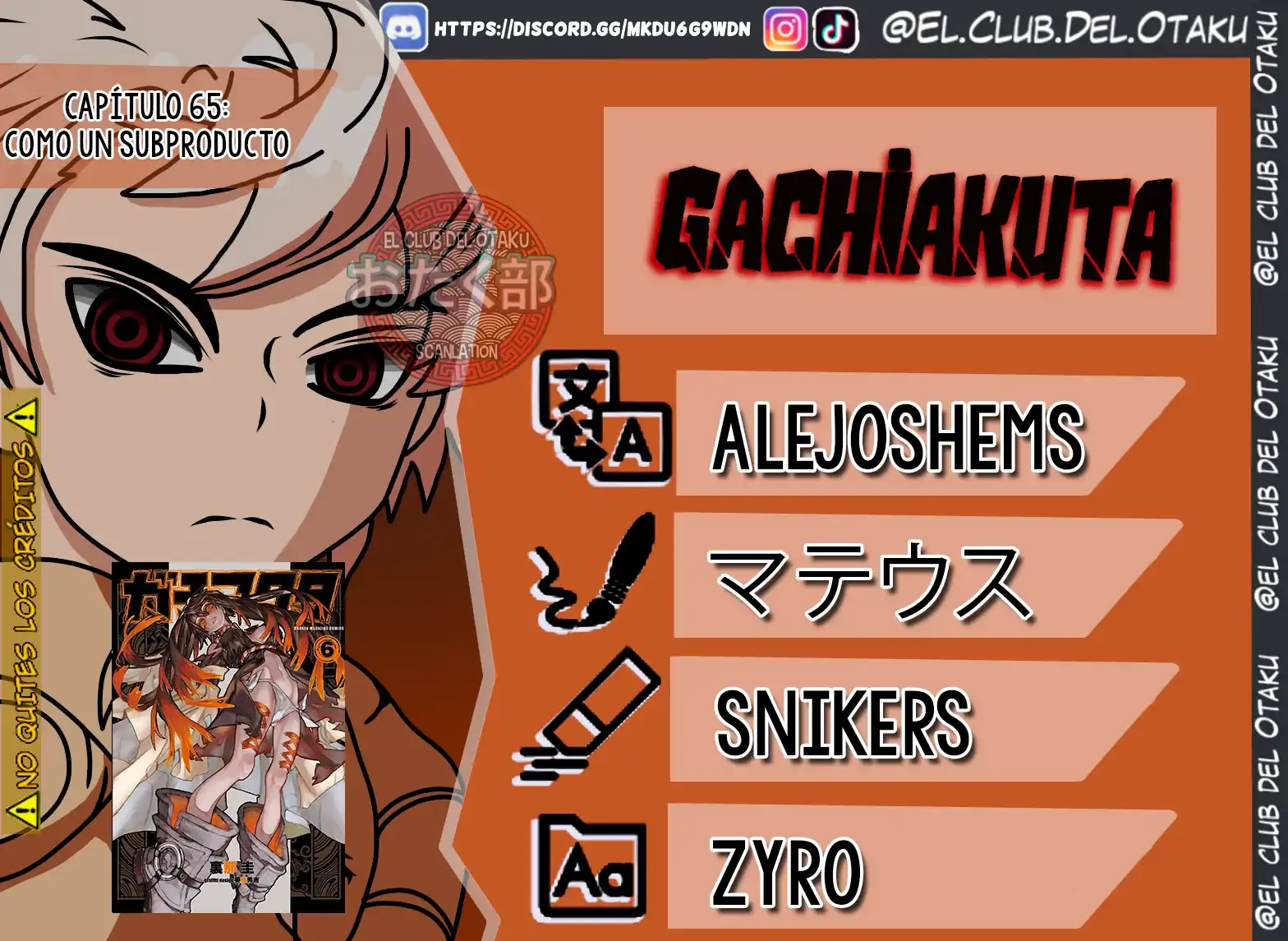 Página 1 — Capítulo 65 de Gachiakuta