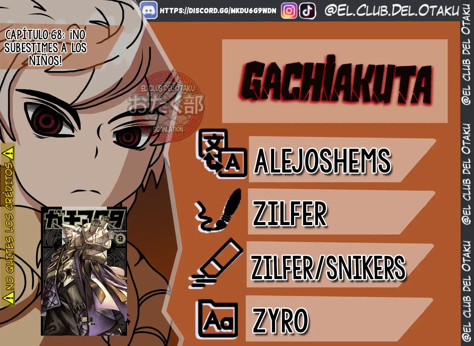 Página 1 — Capítulo 68 de Gachiakuta
