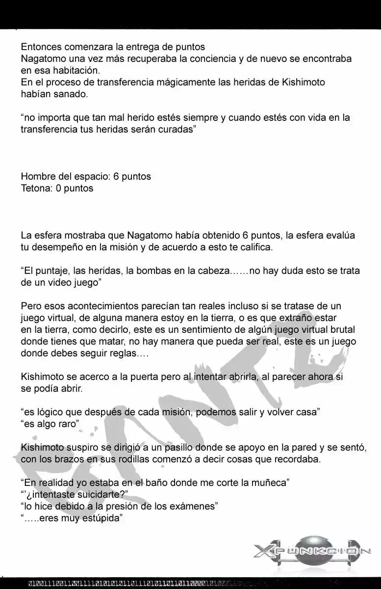 Página 8 — Capítulo 4 de GANTZ/EXA