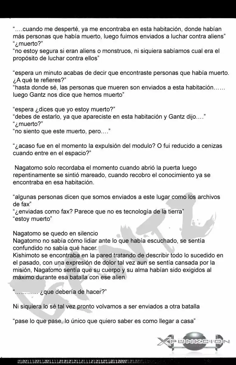 Página 9 — Capítulo 4 de GANTZ/EXA