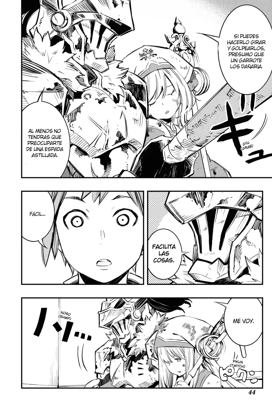 Página 45 — Capítulo 1 de Goblin Slayer: Brand New Day