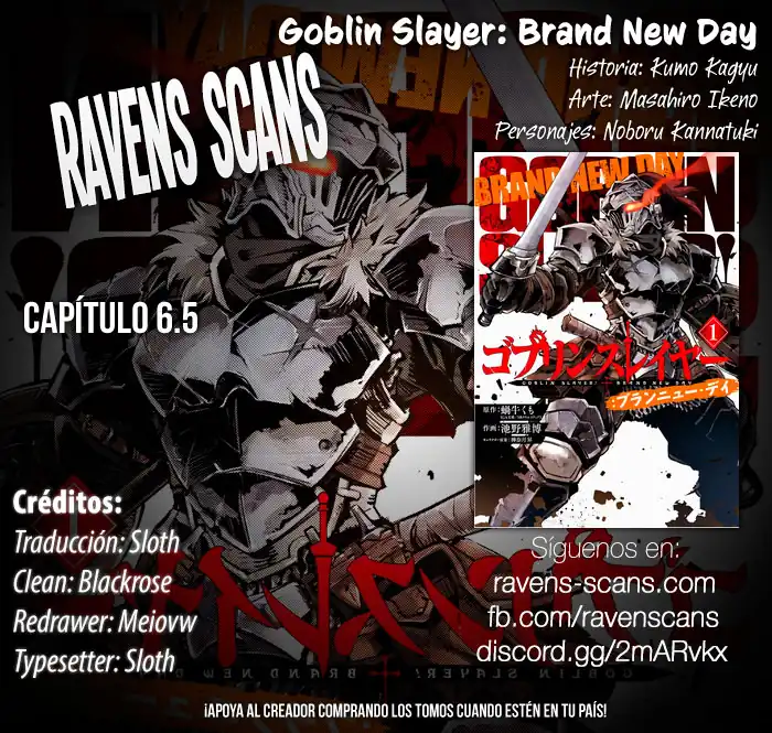 Página 1 — Capítulo 7 de Goblin Slayer: Brand New Day