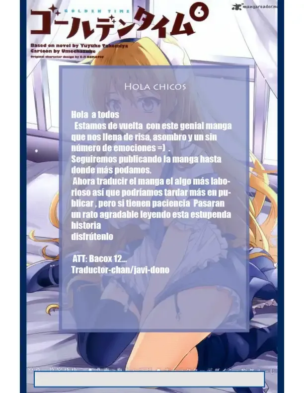 Página 155 — Golden Time Capítulo 6