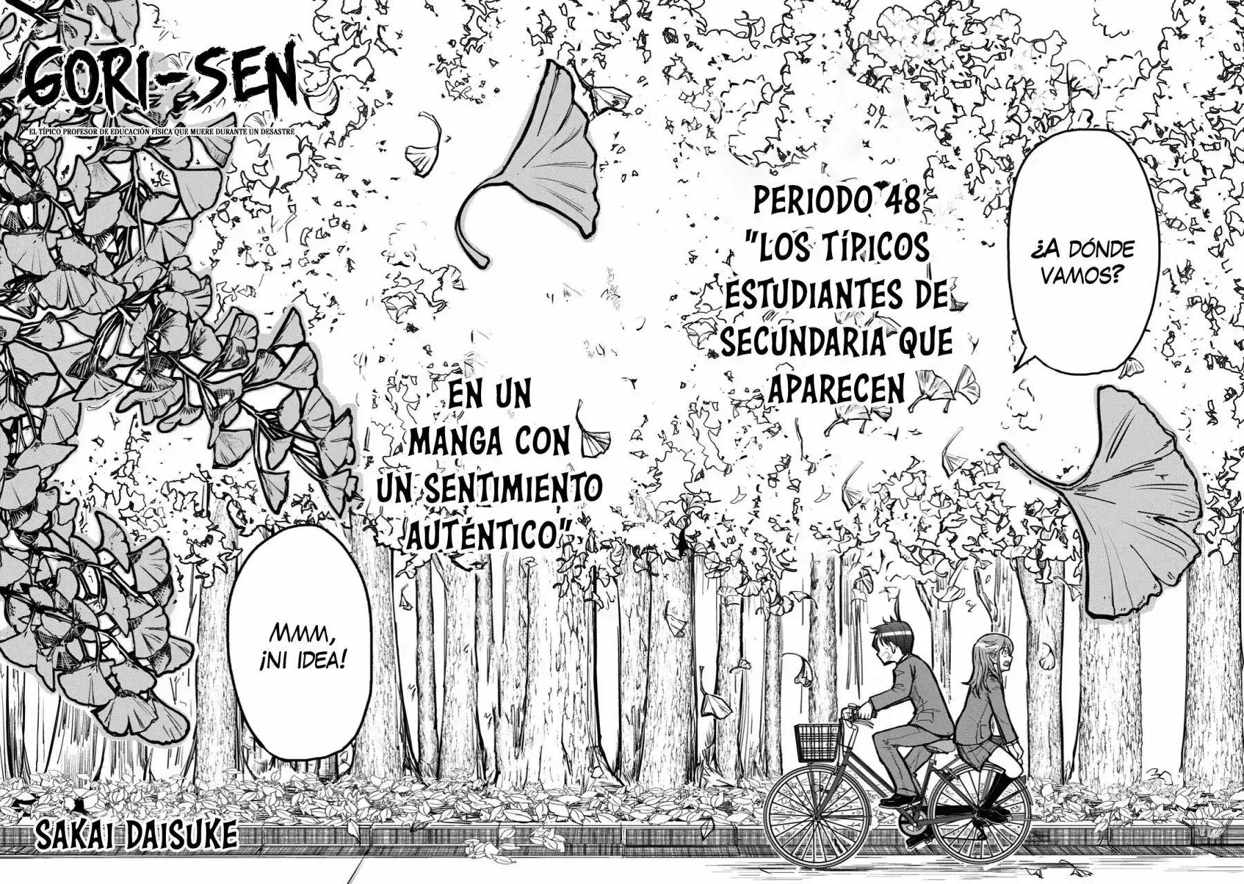 Página 3 — Gori-sen, el tipico profesor de educacion fisica que muere al comienzo de una pelicula de terror escolar Capítulo 48