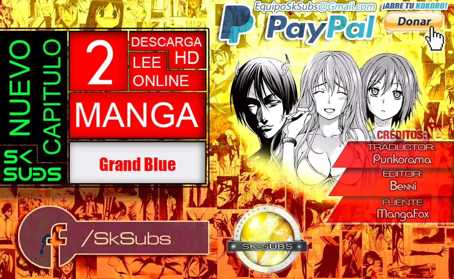 Página 1 — Grand Blue Capítulo 2