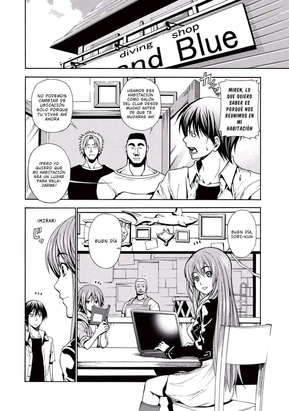 Página 4 — Grand Blue Capítulo 4
