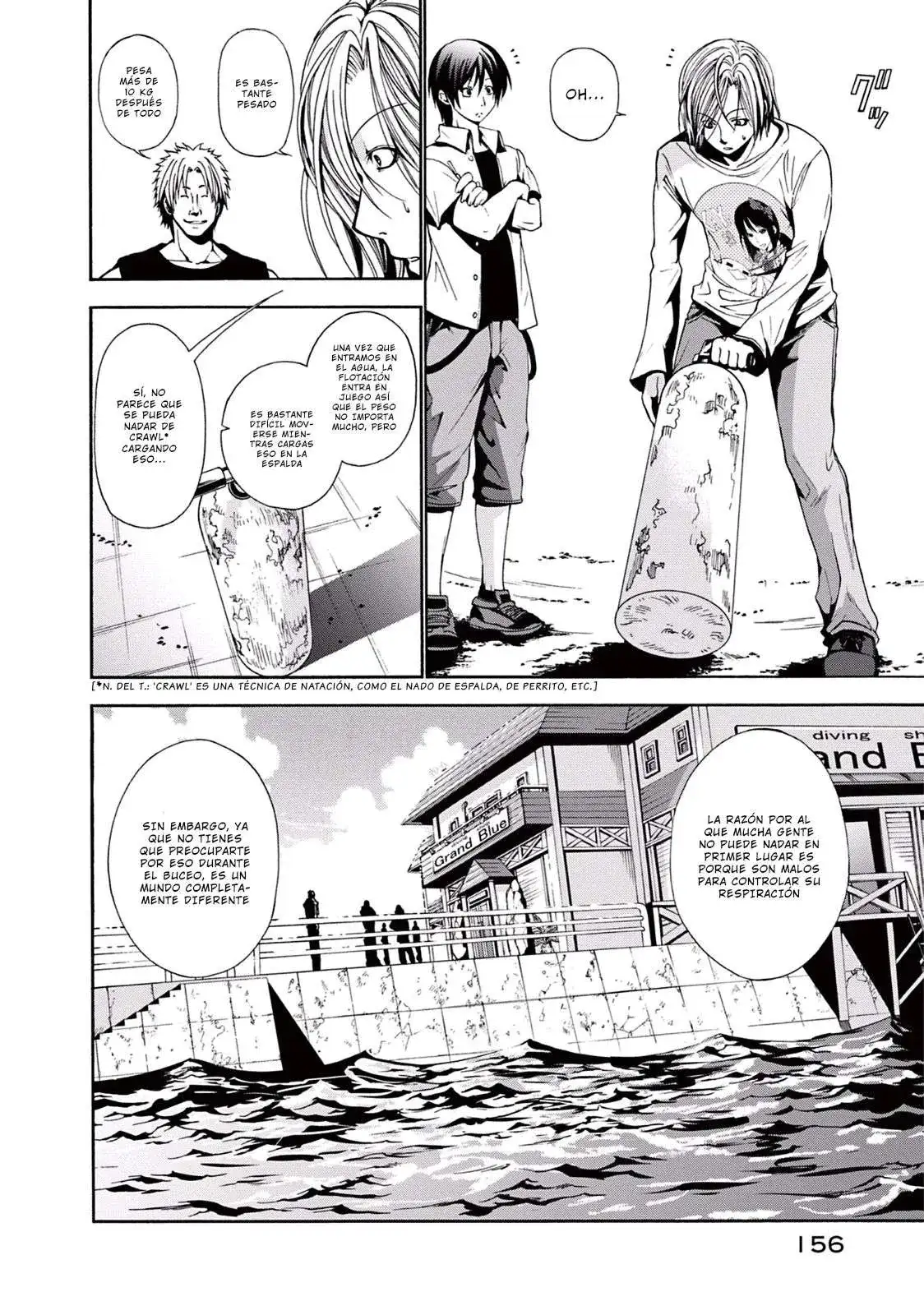 Página 13 — Grand Blue Capítulo 4