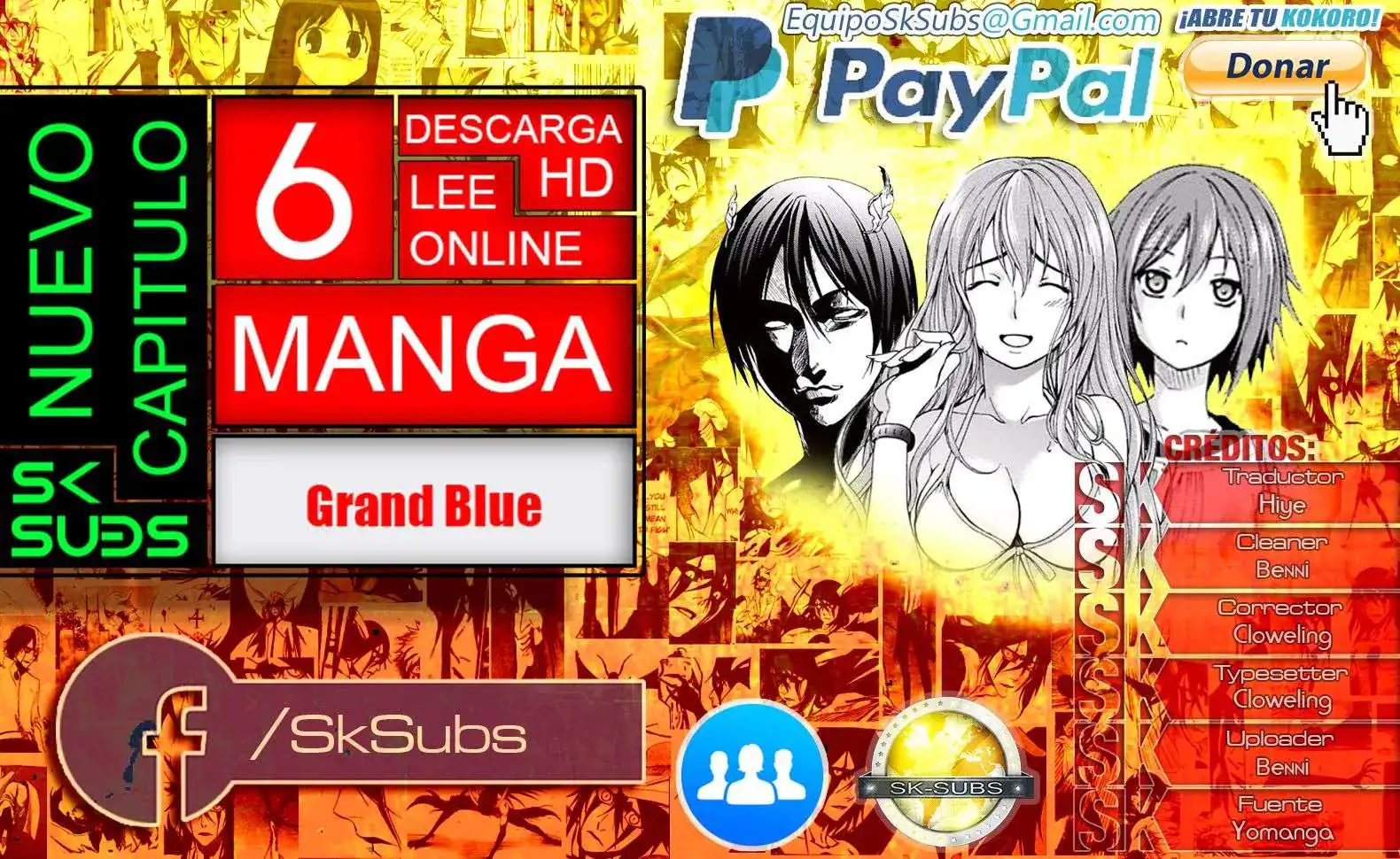 Página 1 — Grand Blue Capítulo 6