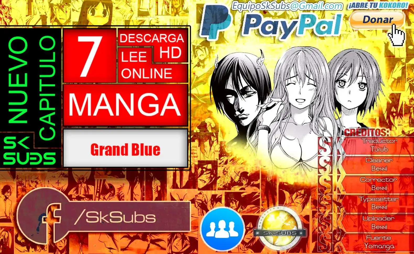 Página 1 — Grand Blue Capítulo 7