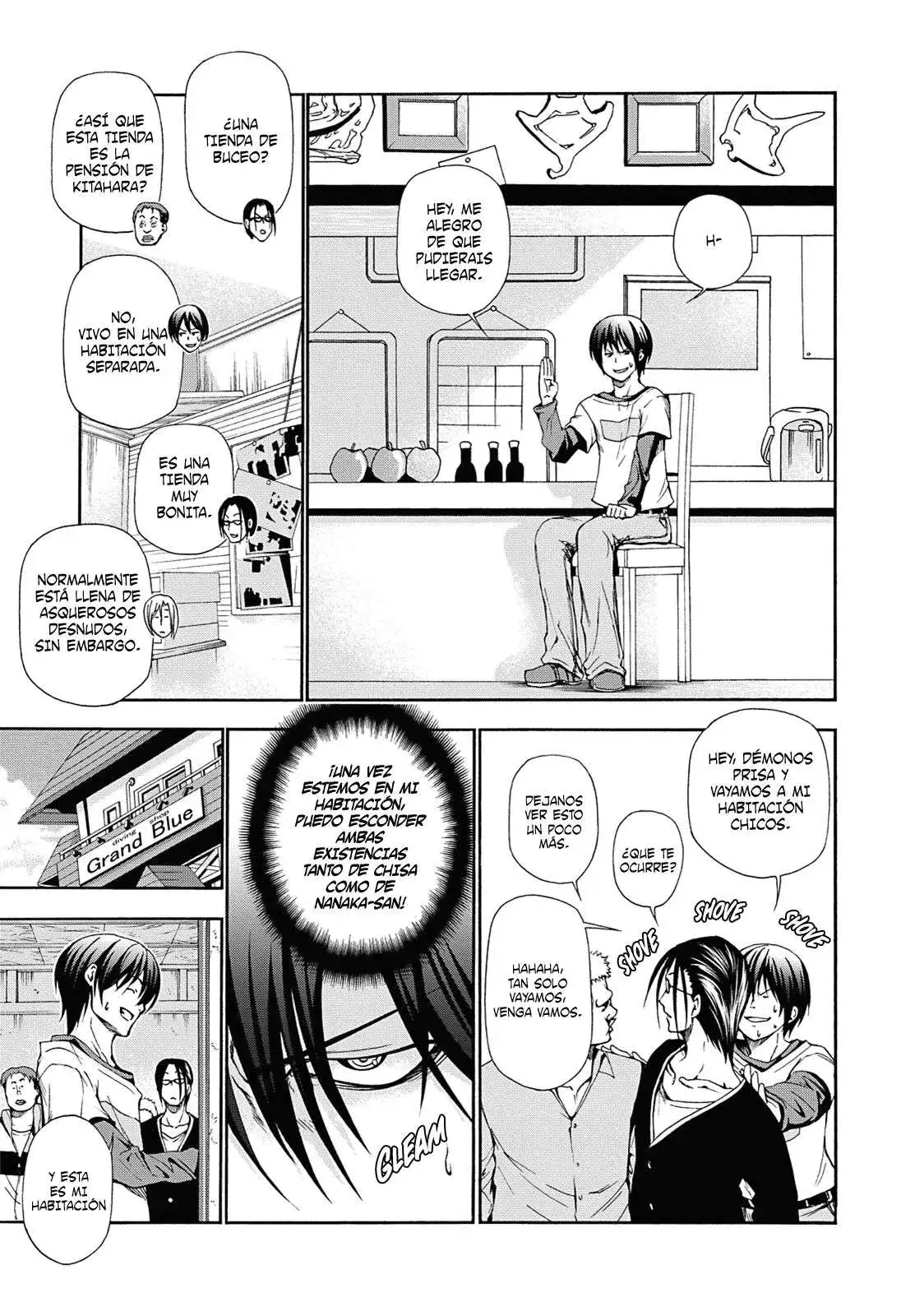 Página 10 — Grand Blue Capítulo 13
