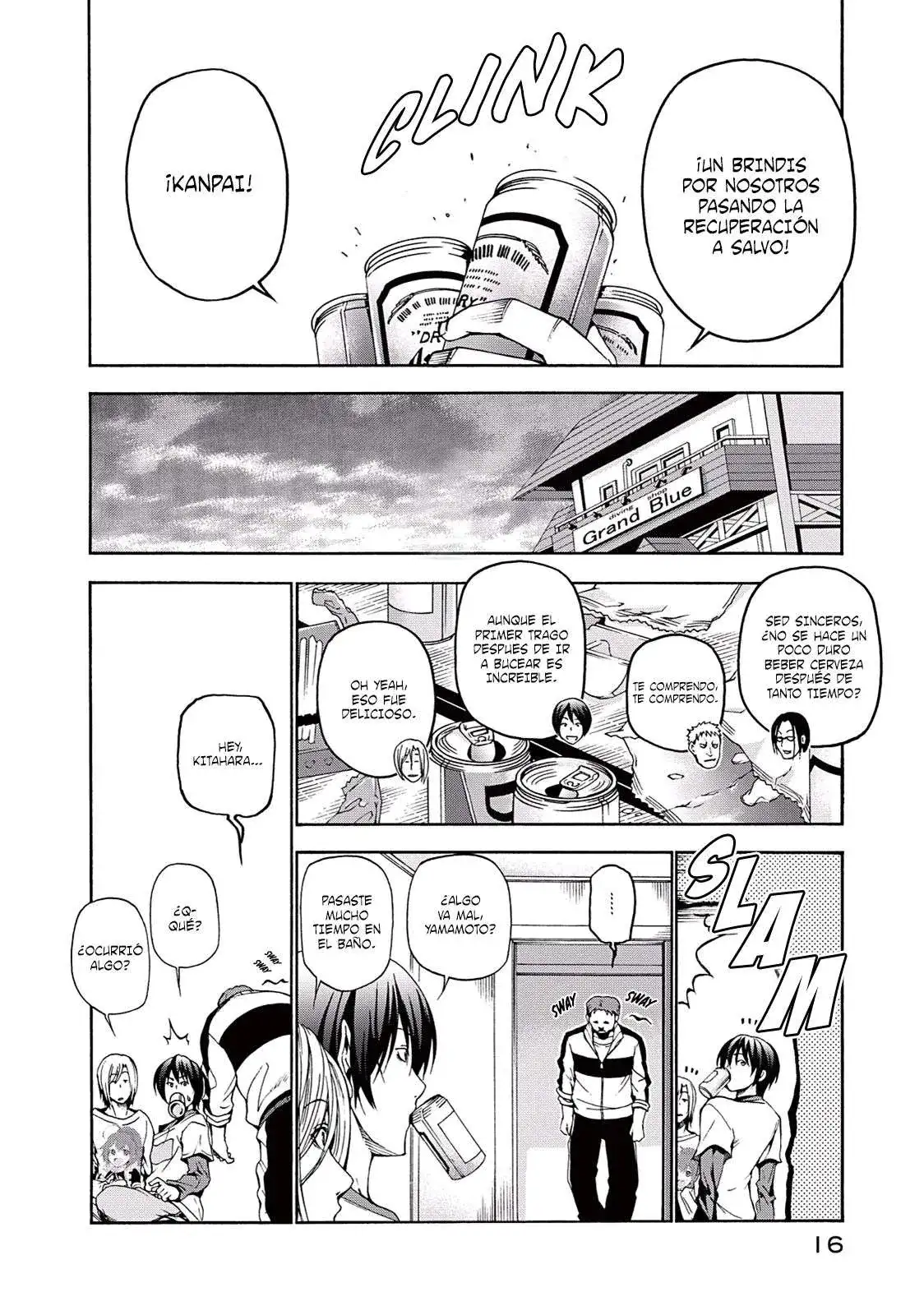 Página 17 — Grand Blue Capítulo 13