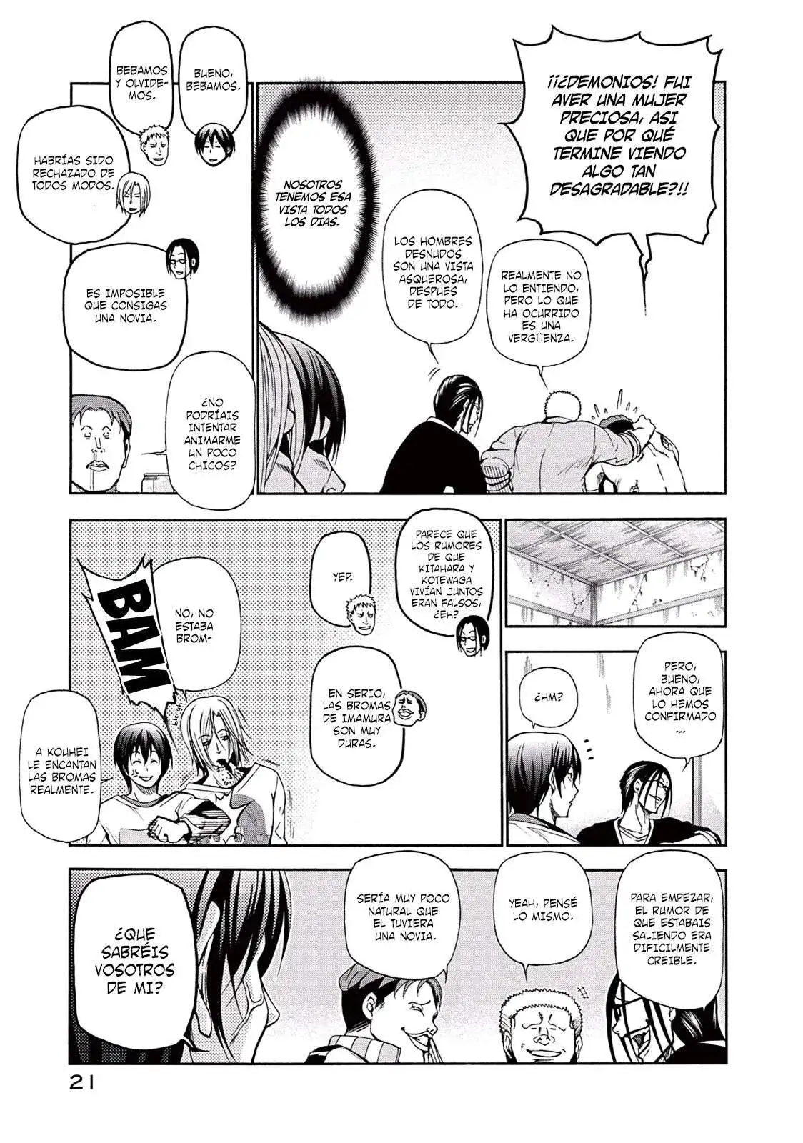 Página 22 — Grand Blue Capítulo 13