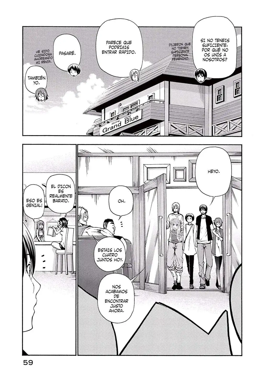 Página 4 — Grand Blue Capítulo 15