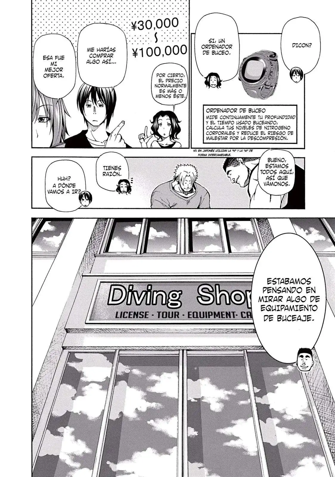 Página 7 — Grand Blue Capítulo 15