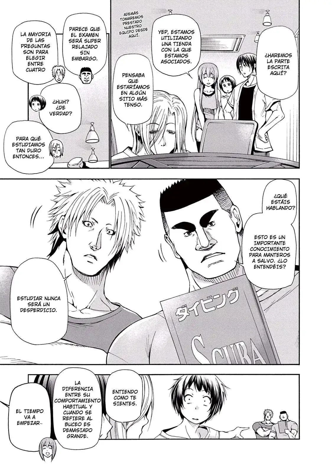 Página 14 — Grand Blue Capítulo 17