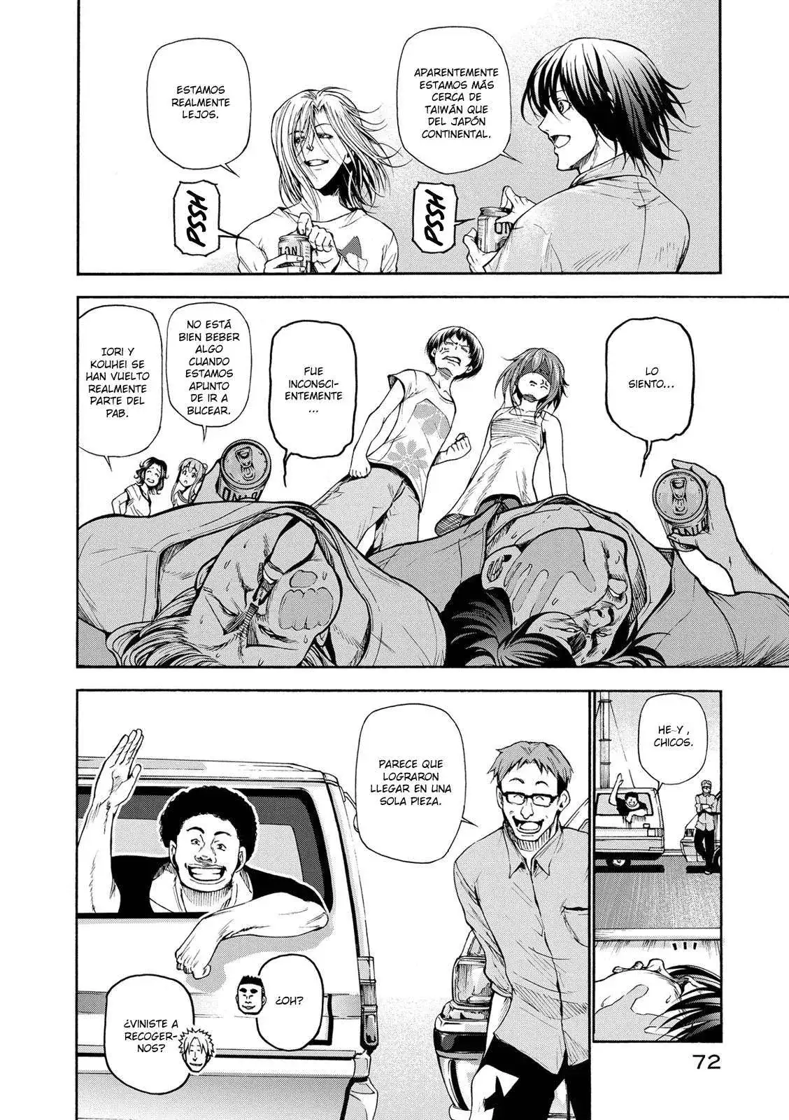 Página 4 — Grand Blue Capítulo 20