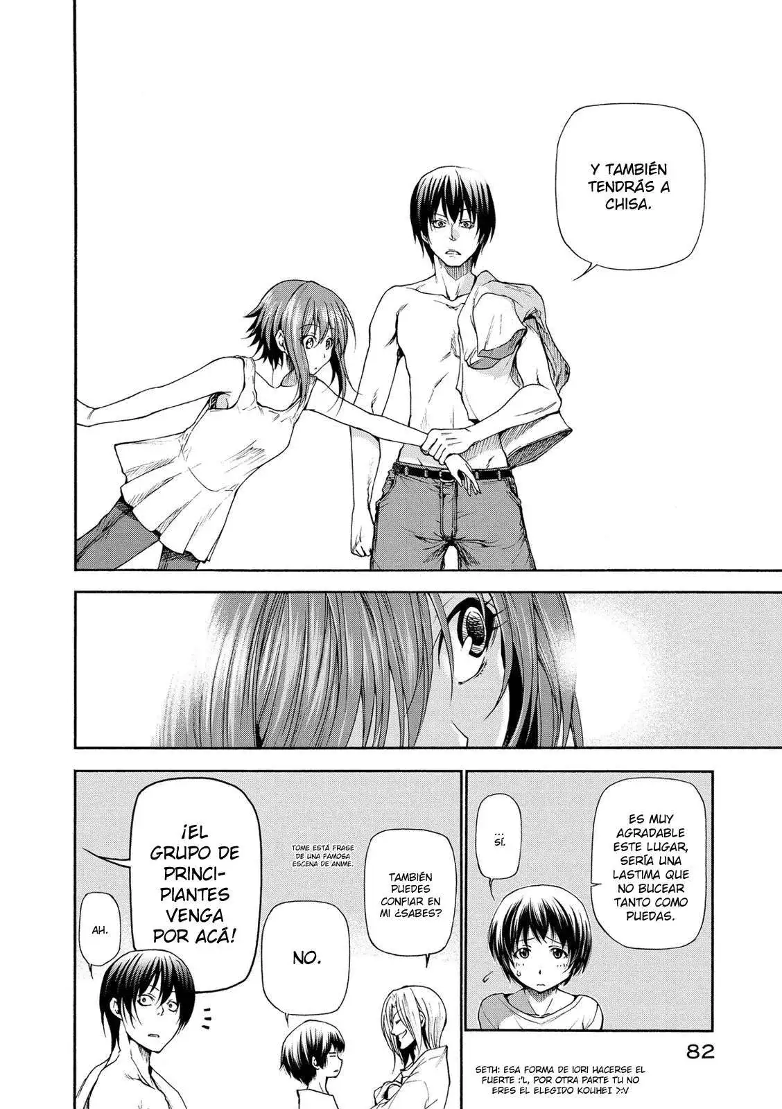 Página 14 — Grand Blue Capítulo 20