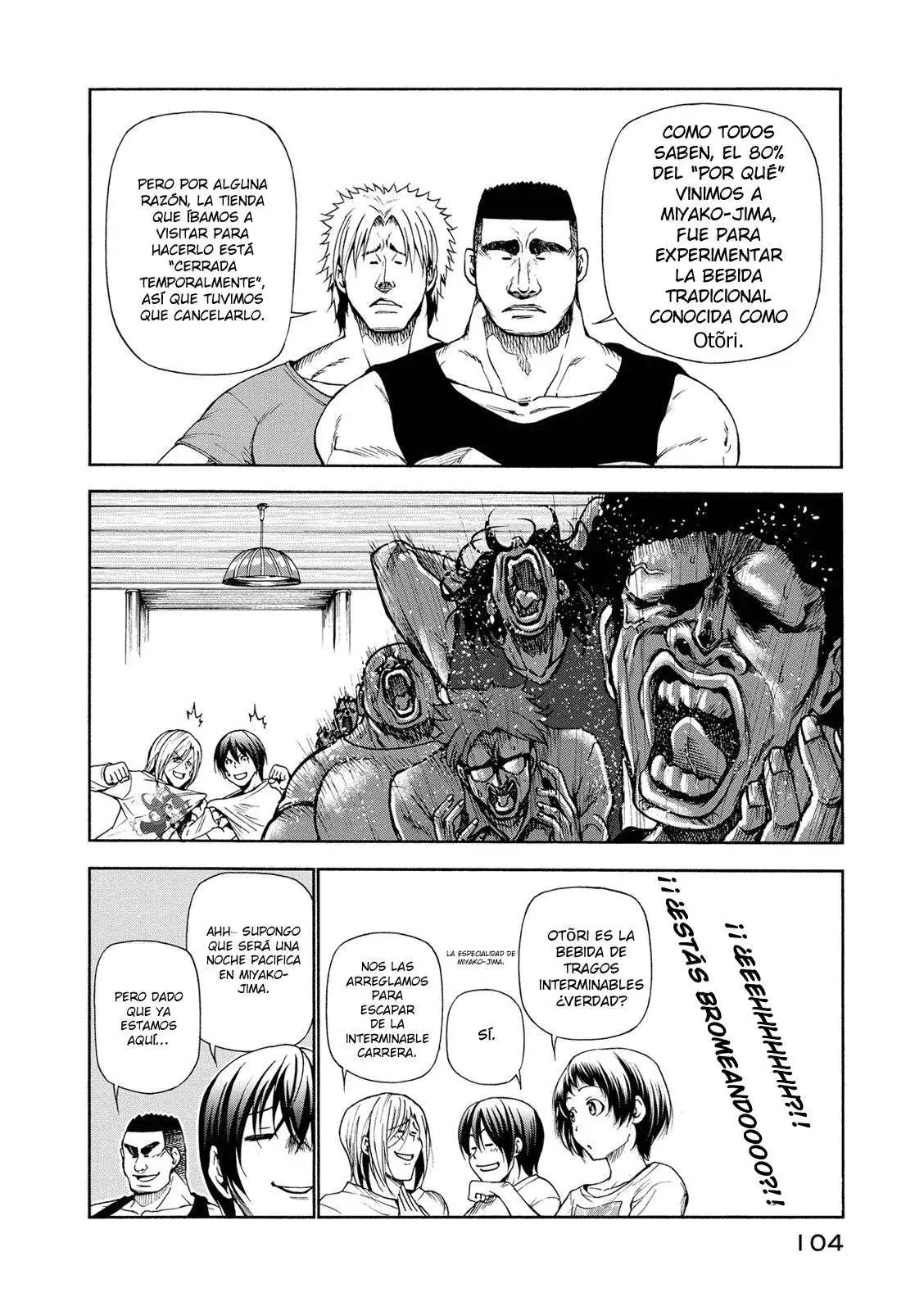 Página 35 — Grand Blue Capítulo 20