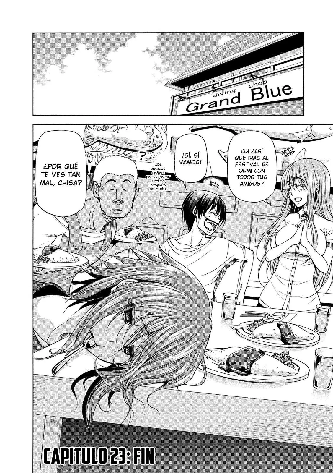 Página 33 — Grand Blue Capítulo 23