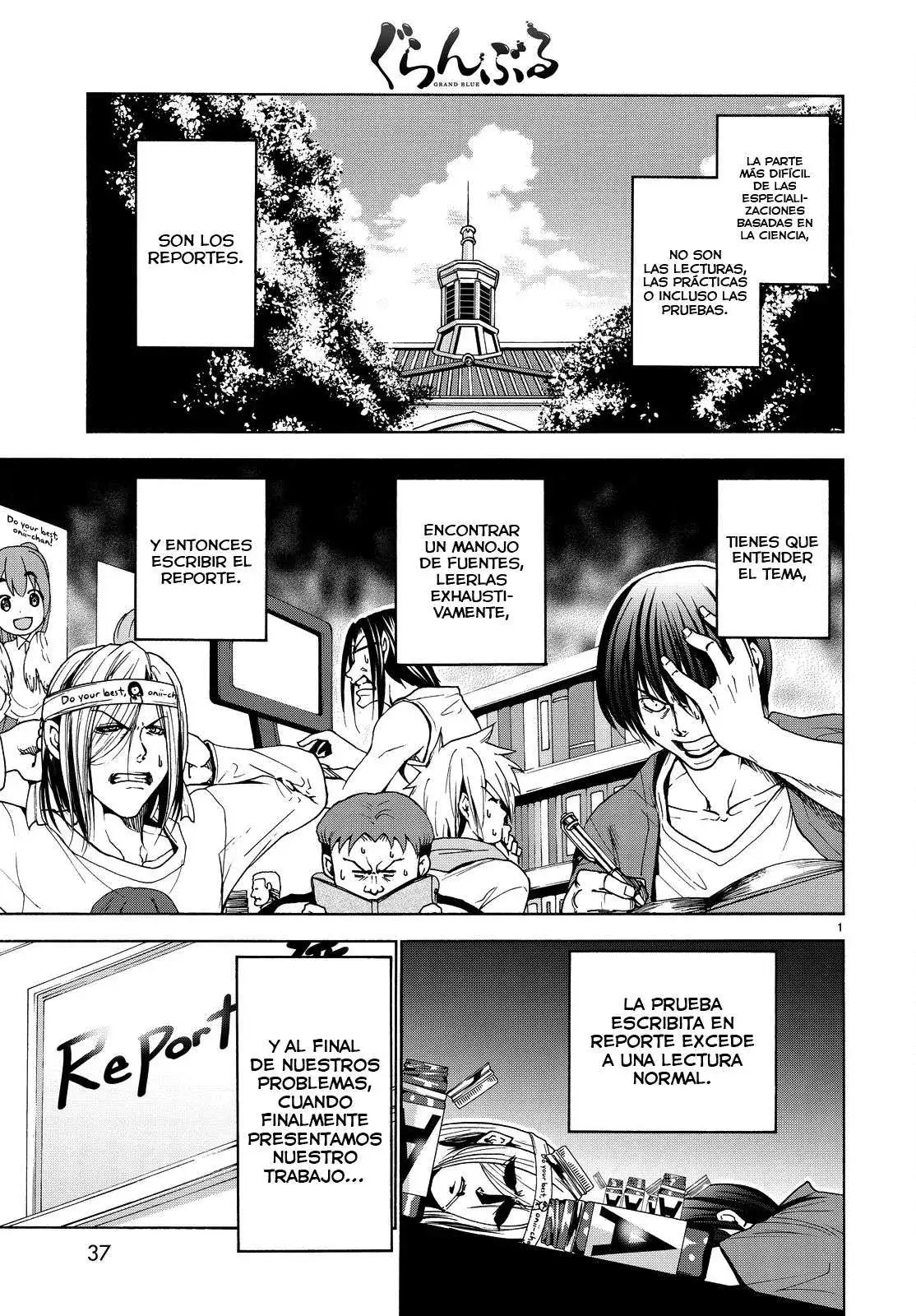 Página 3 — Grand Blue Capítulo 31