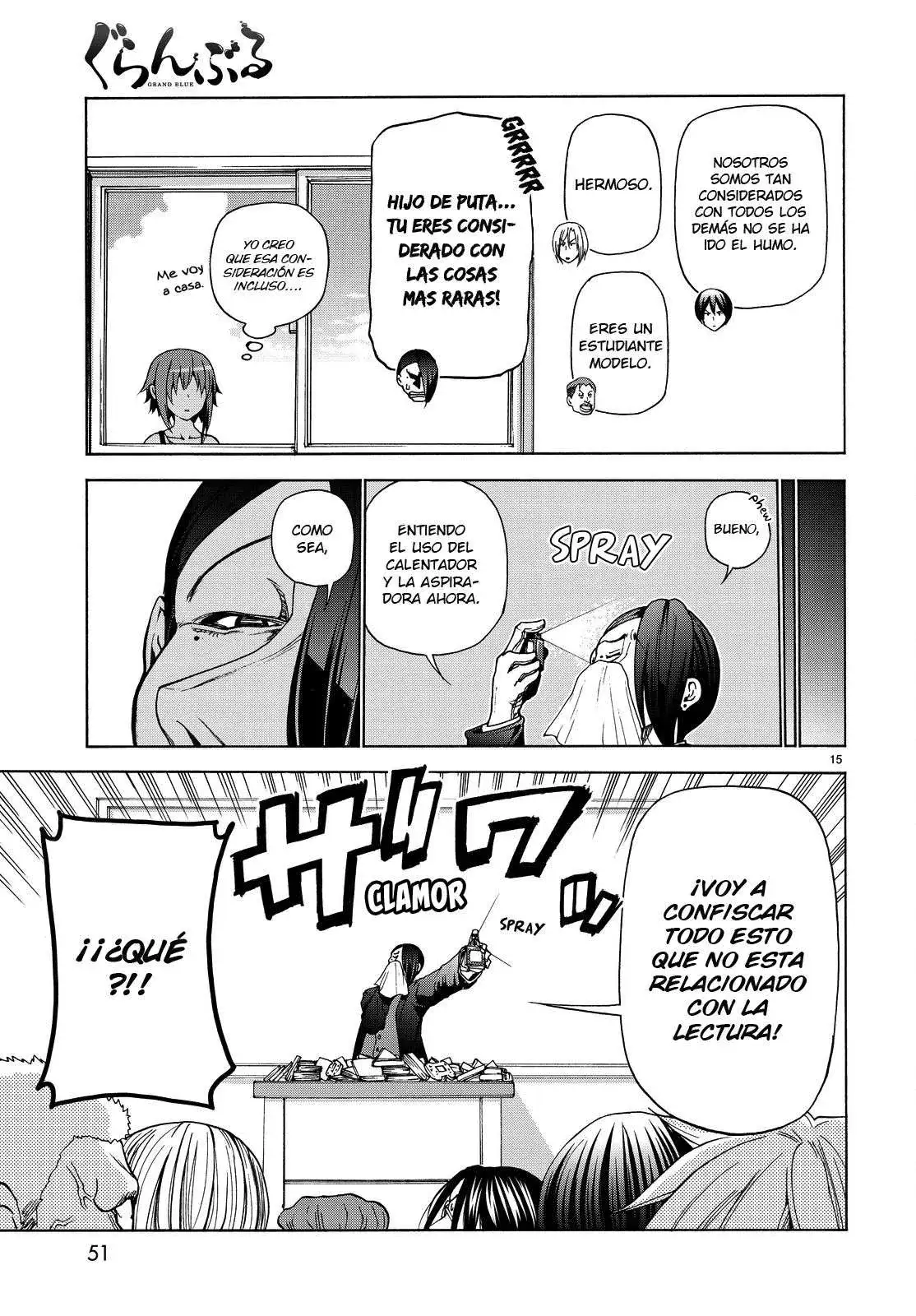 Página 17 — Grand Blue Capítulo 31