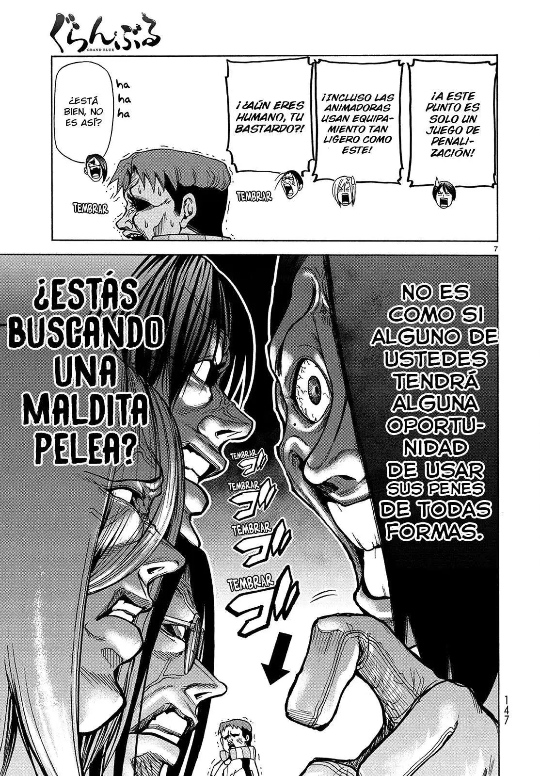 Página 8 — Grand Blue Capítulo 32