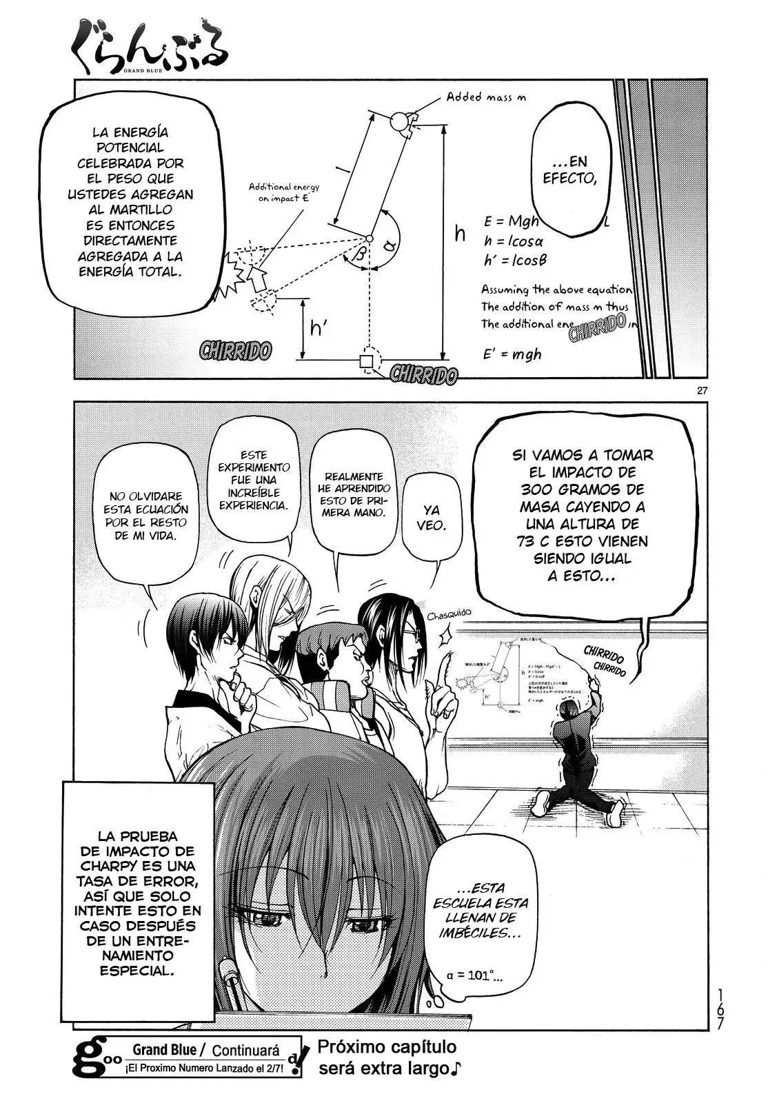 Página 28 — Grand Blue Capítulo 32