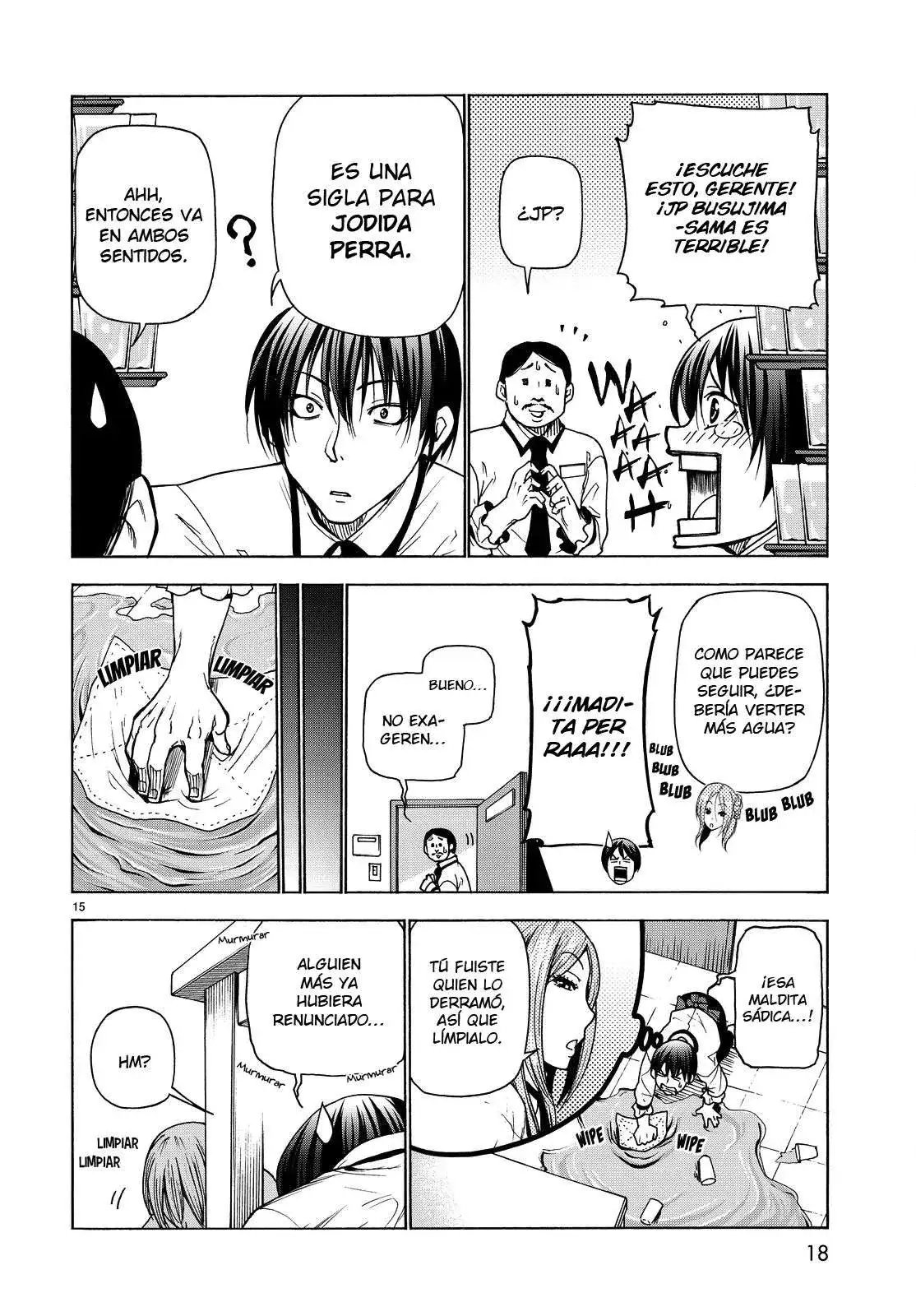 Página 17 — Grand Blue Capítulo 34