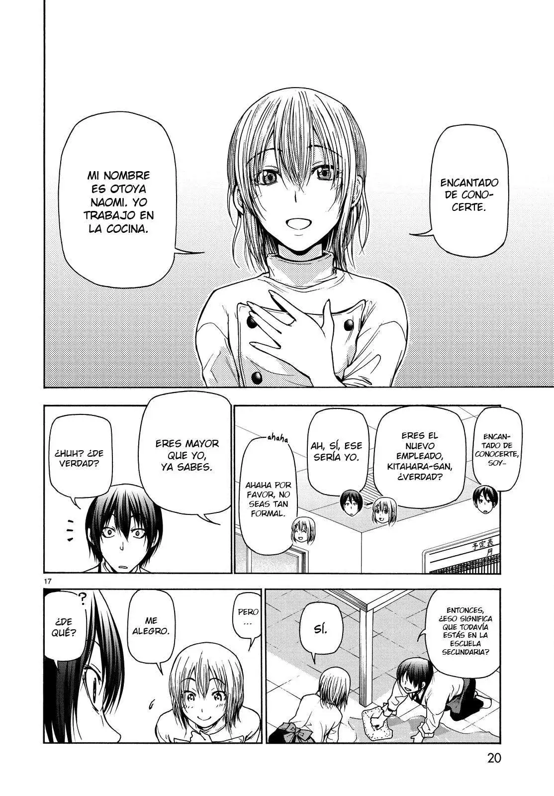 Página 19 — Grand Blue Capítulo 34