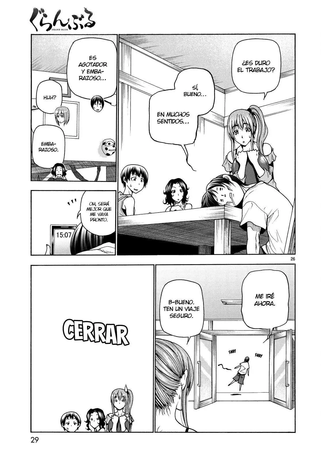 Página 28 — Grand Blue Capítulo 34