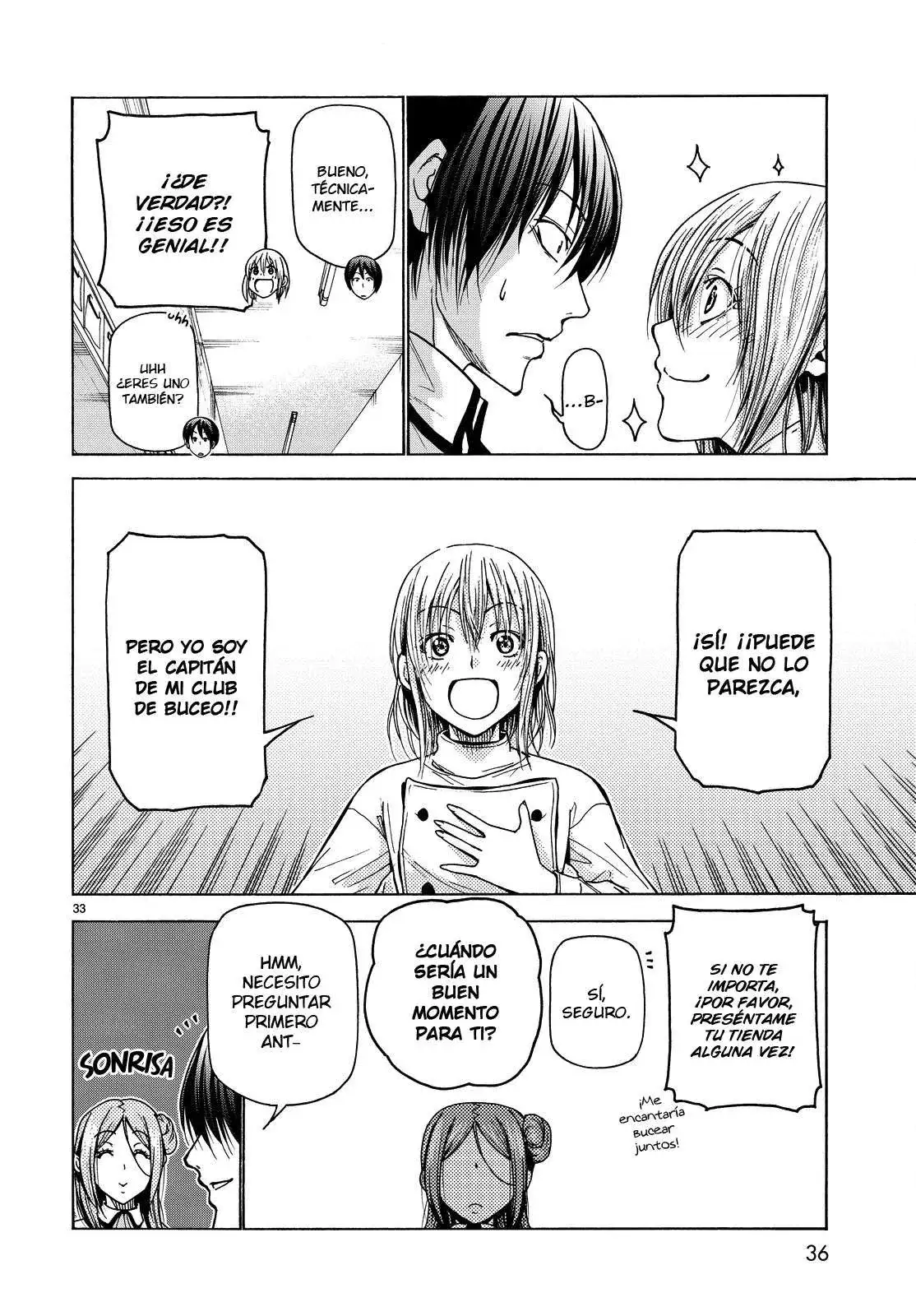 Página 35 — Grand Blue Capítulo 34