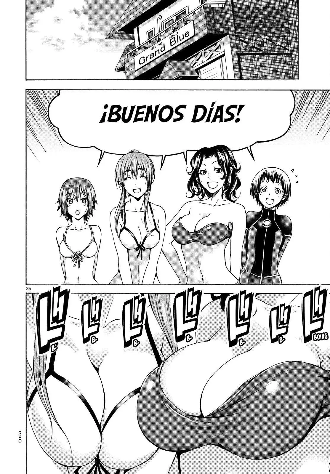 Página 37 — Grand Blue Capítulo 34