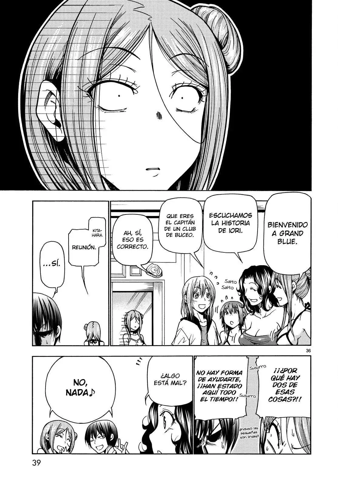 Página 38 — Grand Blue Capítulo 34