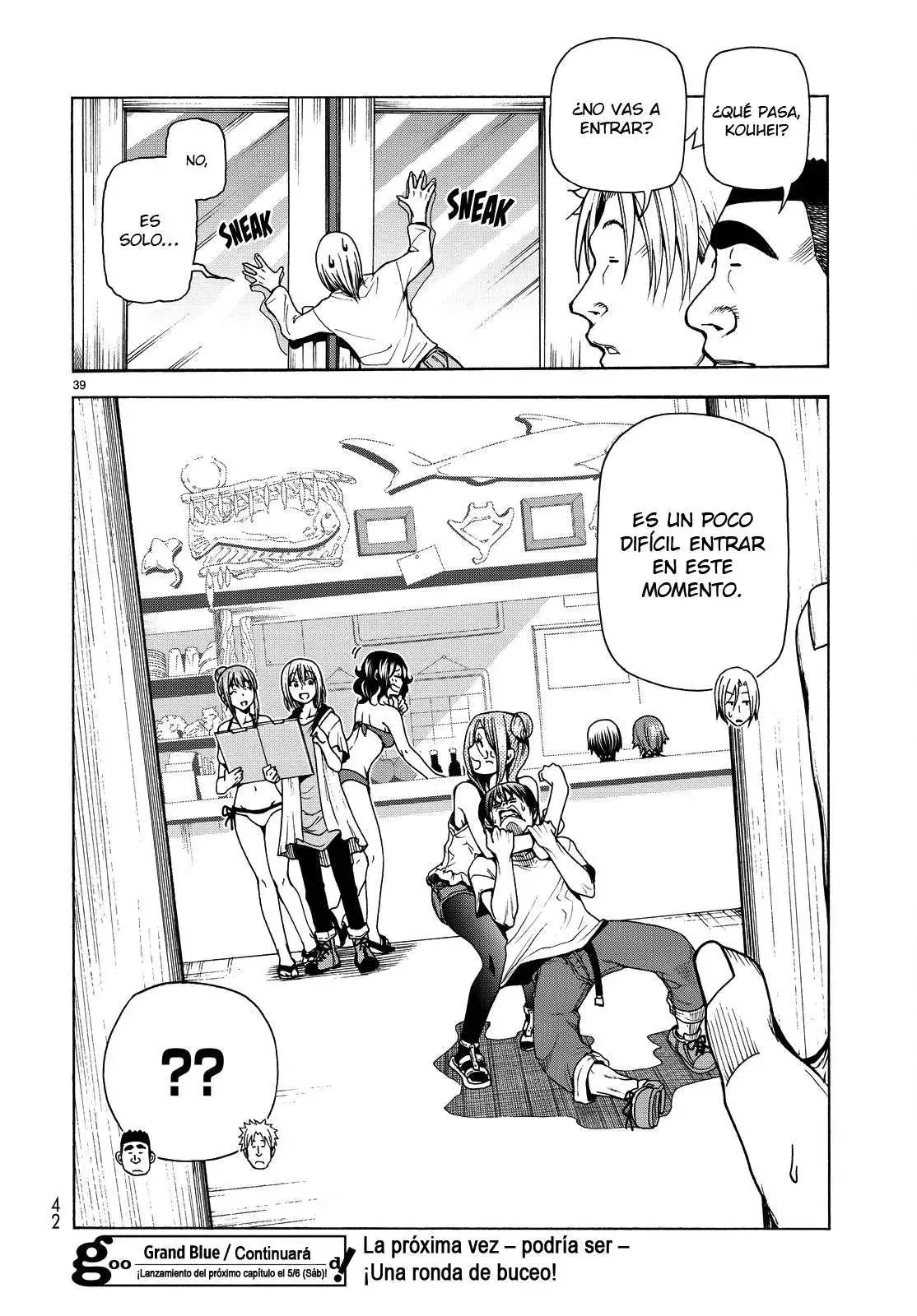 Página 41 — Grand Blue Capítulo 34