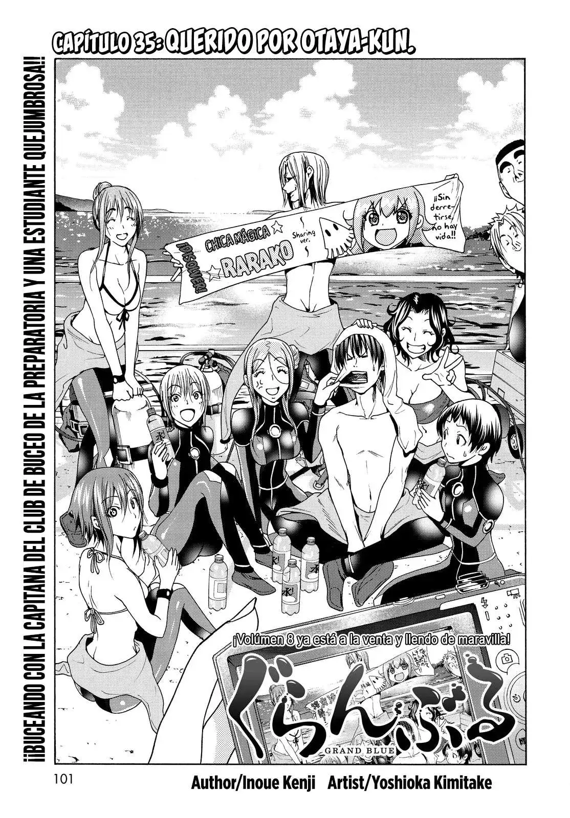 Página 4 — Grand Blue Capítulo 35