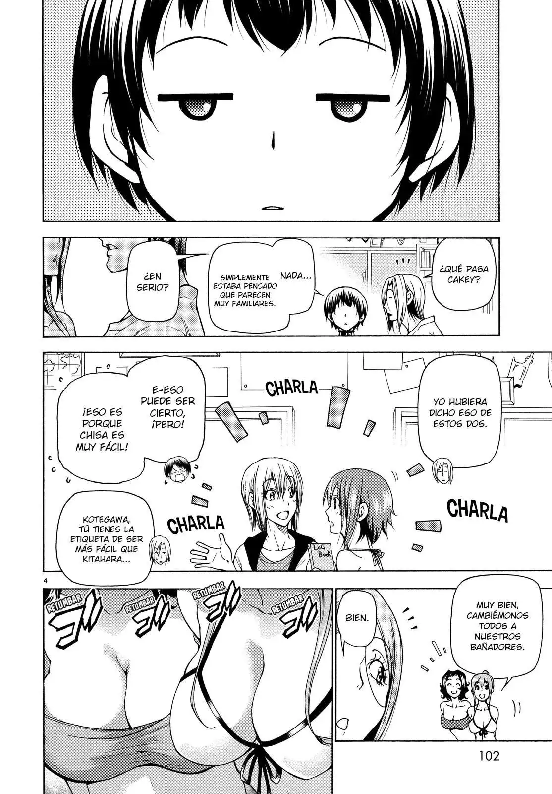 Página 5 — Grand Blue Capítulo 35