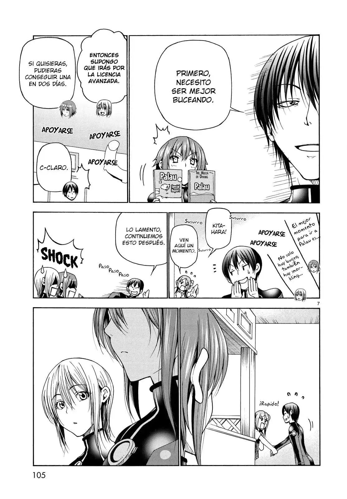 Página 8 — Grand Blue Capítulo 35