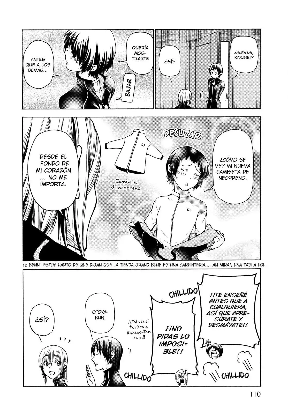 Página 13 — Grand Blue Capítulo 35