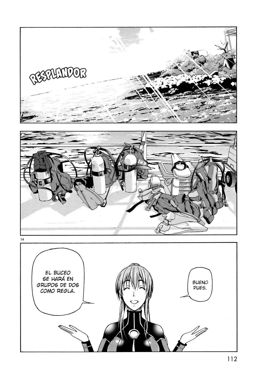 Página 15 — Grand Blue Capítulo 35