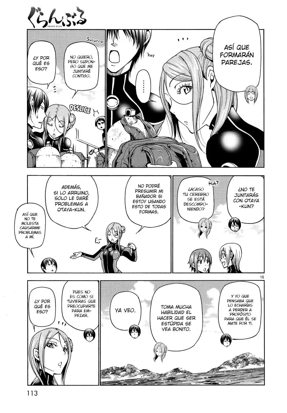 Página 16 — Grand Blue Capítulo 35