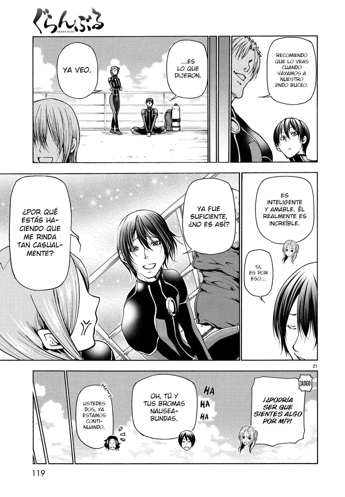 Página 22 — Grand Blue Capítulo 35