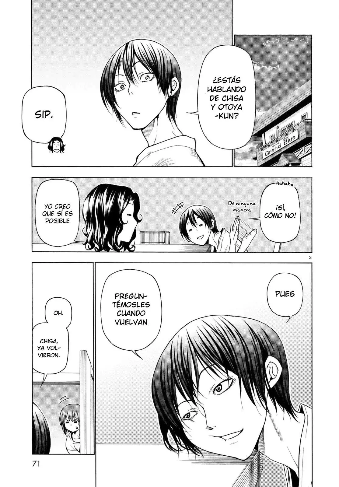 Página 6 — Grand Blue Capítulo 36