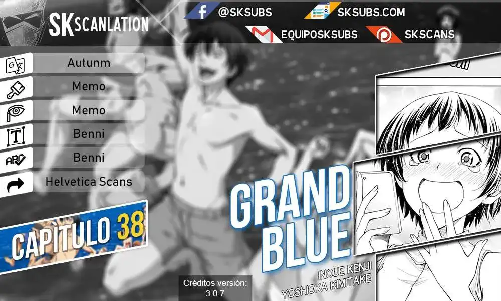 Página 1 — Grand Blue Capítulo 38