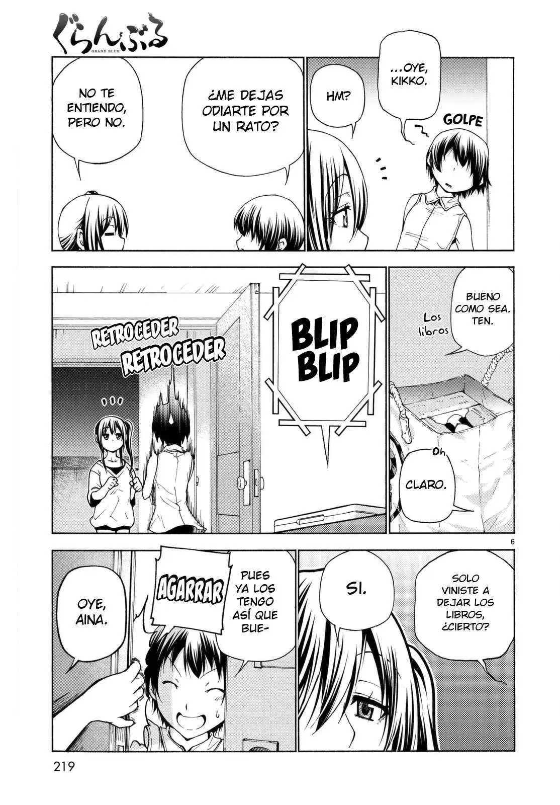 Página 8 — Grand Blue Capítulo 38