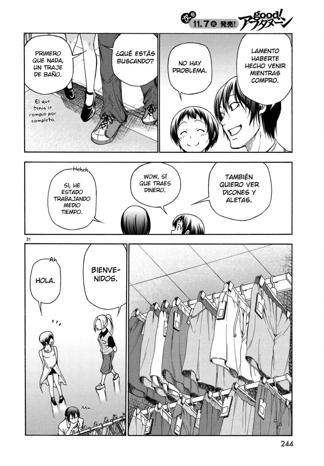 Página 33 — Grand Blue Capítulo 38
