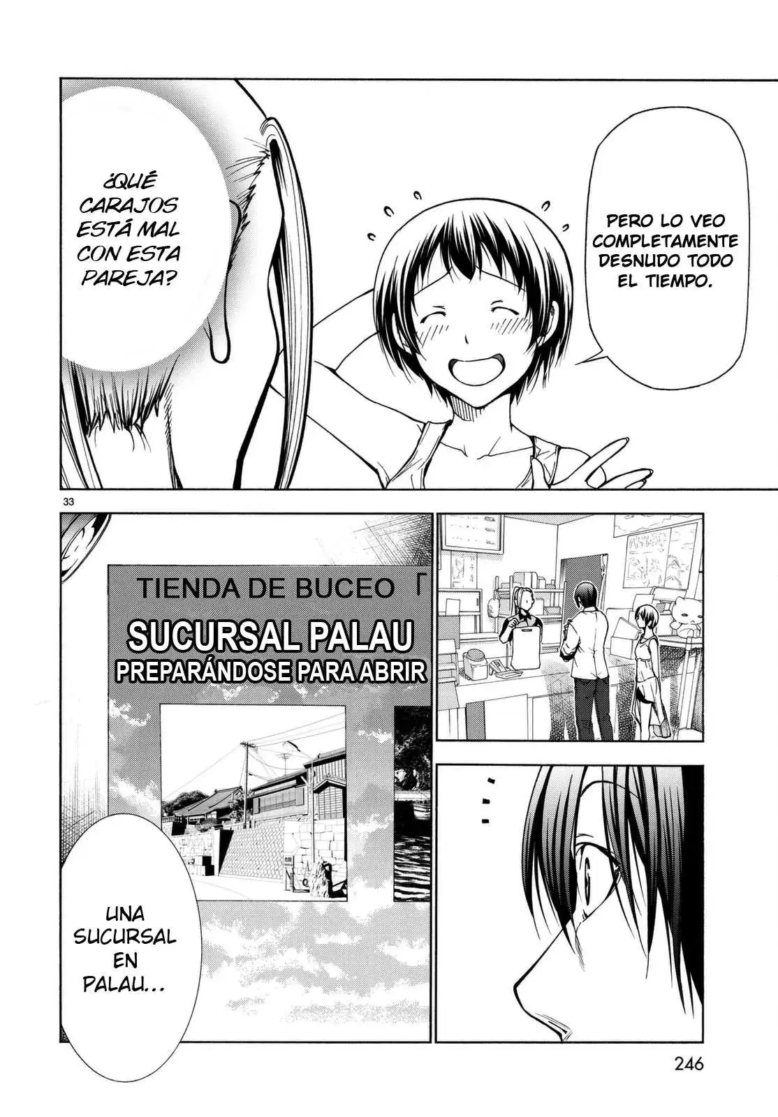 Página 35 — Grand Blue Capítulo 38