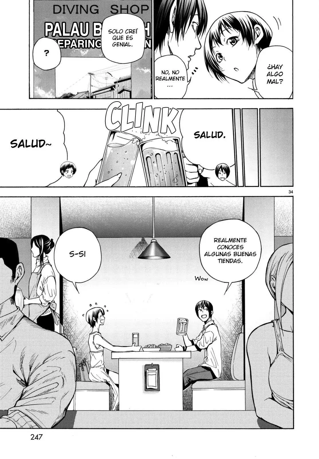 Página 36 — Grand Blue Capítulo 38