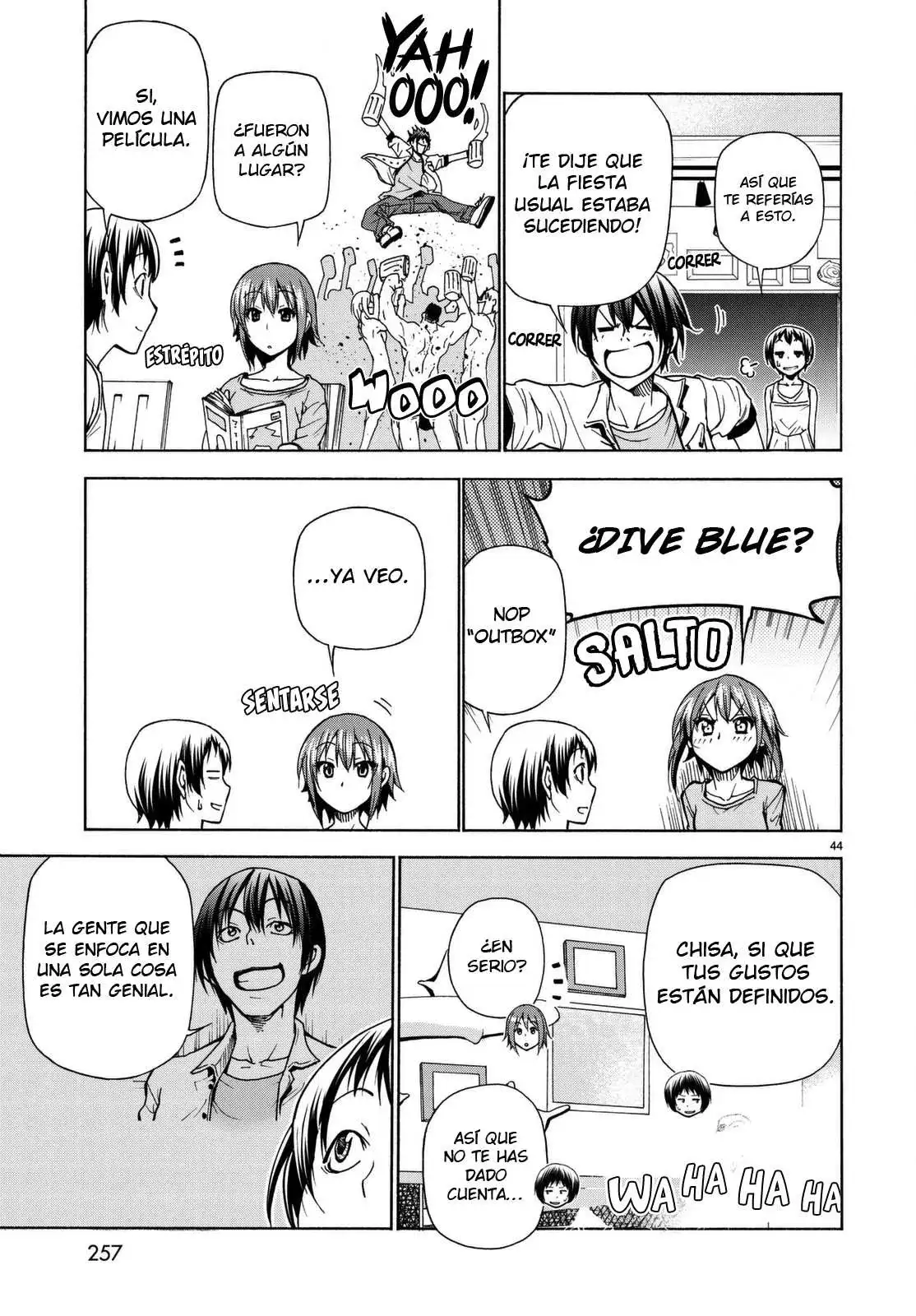 Página 45 — Grand Blue Capítulo 38